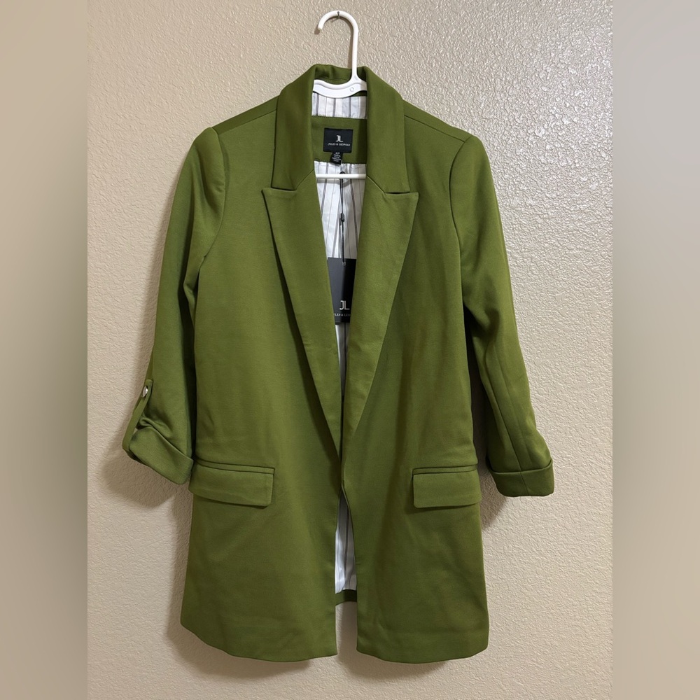 Jules & Leopold Green Women's Blazer